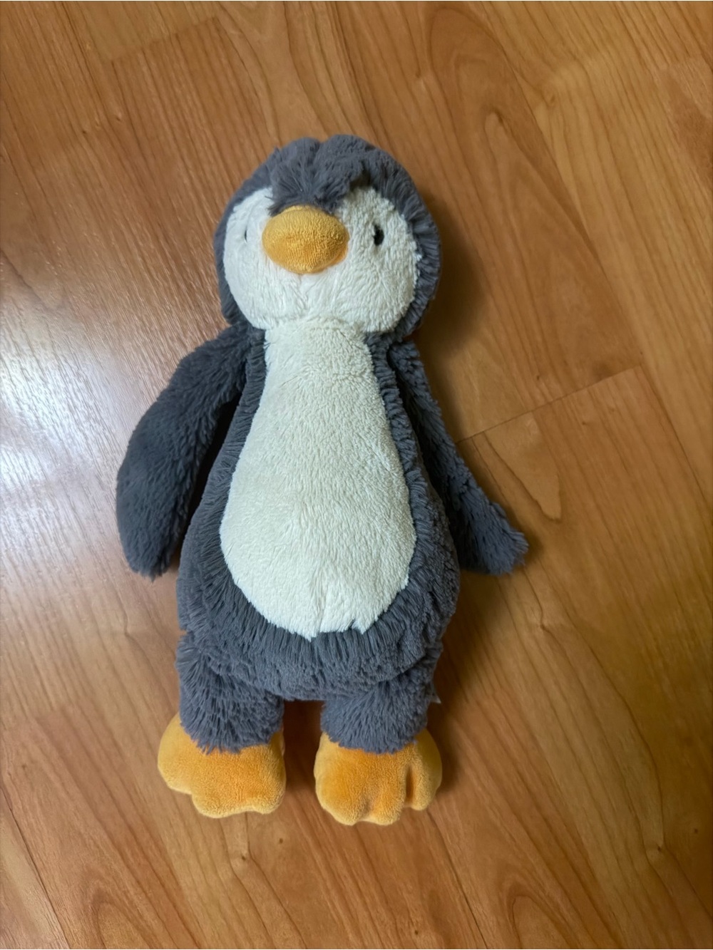 Jellycat Bashful Penguin Grey Plush Stuffed Animal Soft Toy